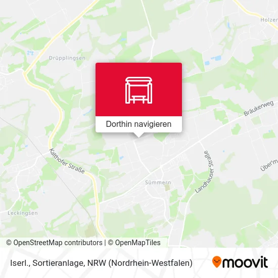 Iserl., Sortieranlage Karte