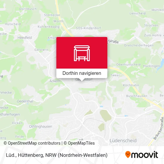 Lüd., Hüttenberg Karte