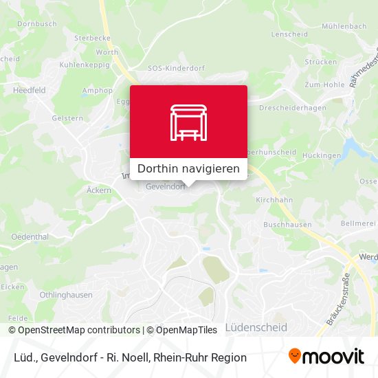 Lüd., Gevelndorf - Ri. Noell Karte
