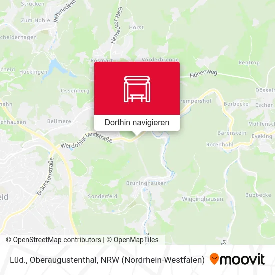 Lüd., Oberaugustenthal Karte