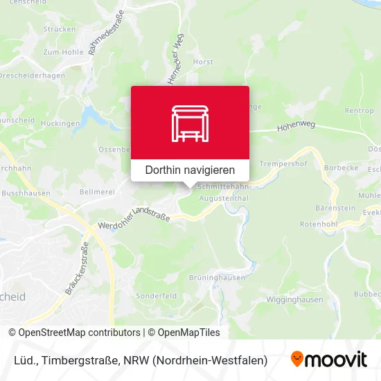 Lüd., Timbergstraße Karte