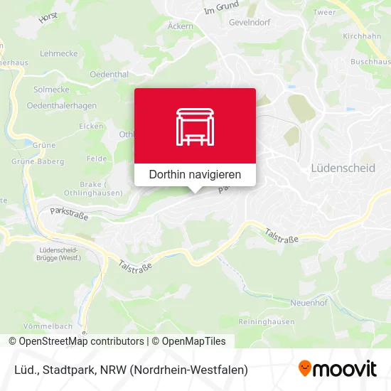 Lüd., Stadtpark Karte