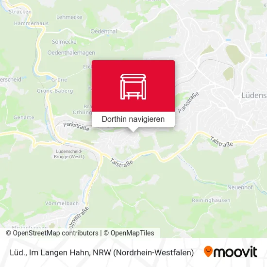 Lüd., Im Langen Hahn Karte