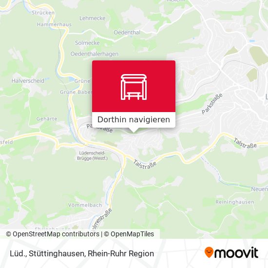 Lüd., Stüttinghausen Karte