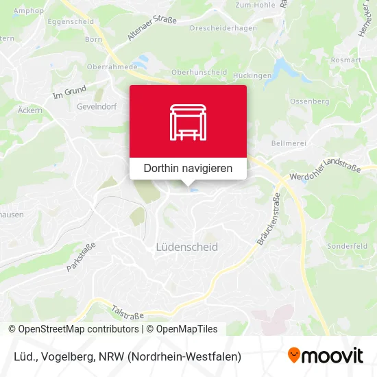 Lüd., Vogelberg Karte