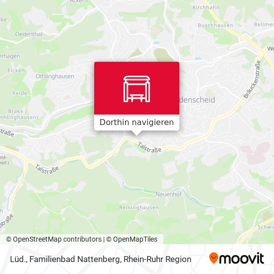 Lüd., Familienbad Nattenberg Karte