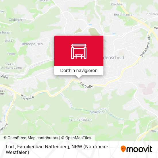 Lüd., Familienbad Nattenberg Karte