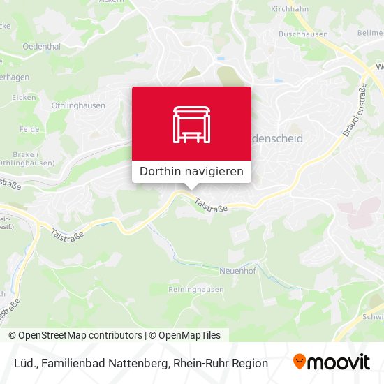 Lüd., Familienbad Nattenberg Karte