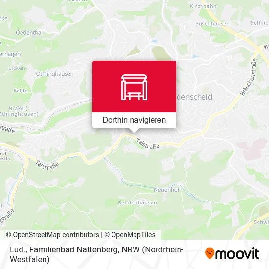 Lüd., Familienbad Nattenberg Karte