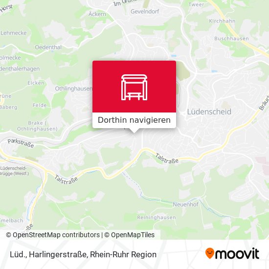 Lüd., Harlingerstraße Karte