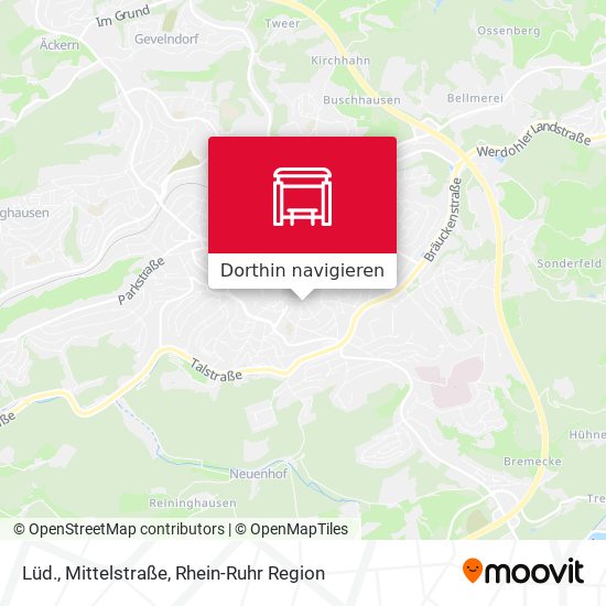Lüd., Mittelstraße Karte
