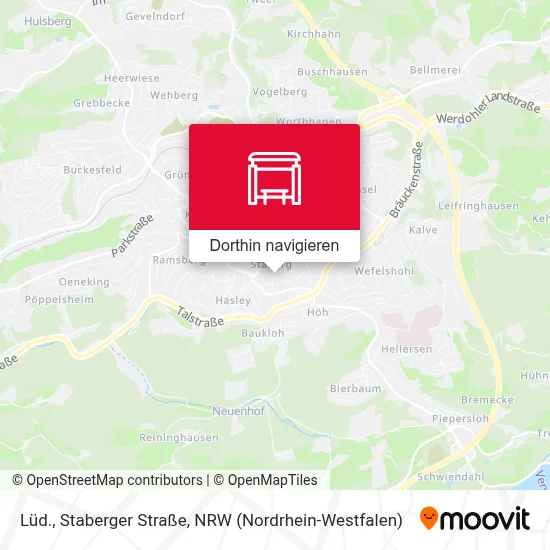 Lüd., Staberger Straße Karte