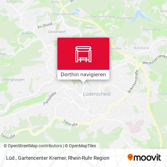 Lüd., Gartencenter Kremer Karte