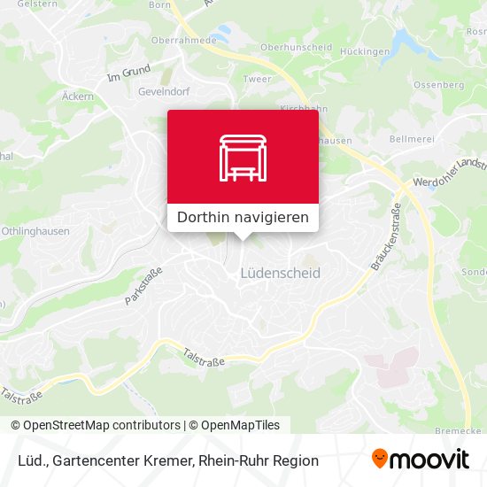 Lüd., Gartencenter Kremer Karte