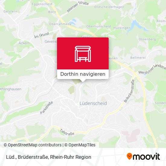 Lüd., Brüderstraße Karte