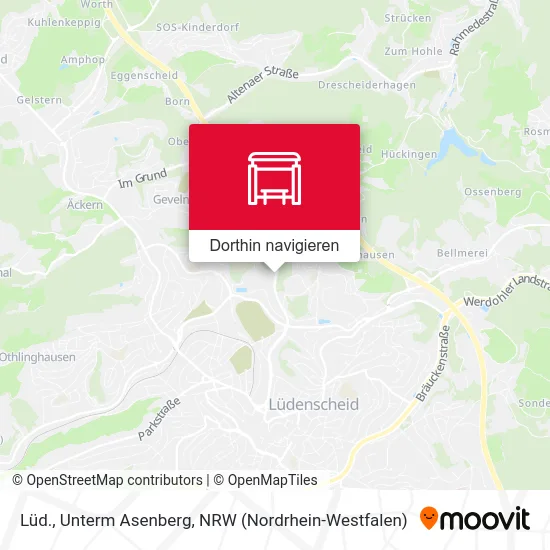 Lüd., Unterm Asenberg Karte