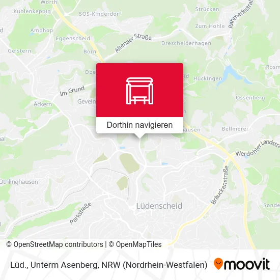 Lüd., Unterm Asenberg Karte