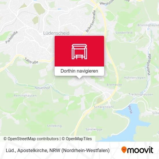 Lüd., Apostelkirche Karte