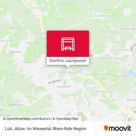 Lüd., Abzw. Im Wiesental Karte
