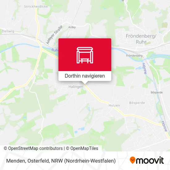 Menden, Osterfeld Karte