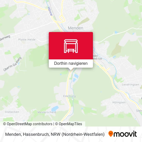 Menden, Hassenbruch Karte