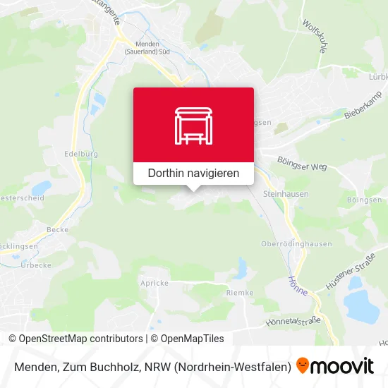 Menden, Zum Buchholz Karte