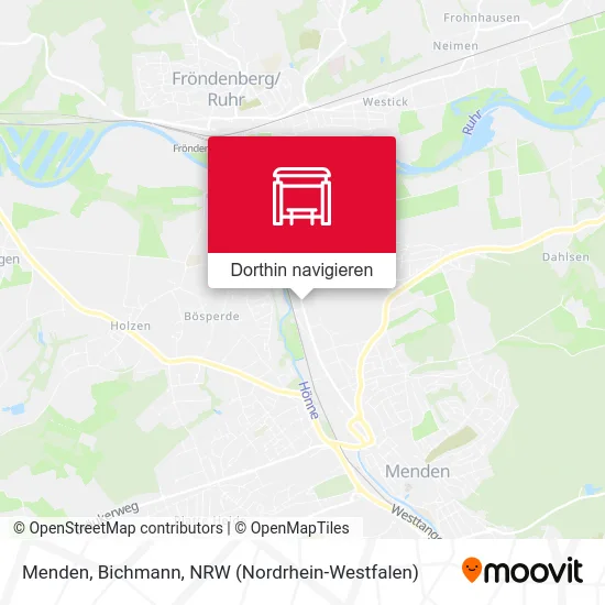 Menden, Bichmann Karte