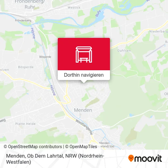 Menden, Ob Dem Lahrtal Karte