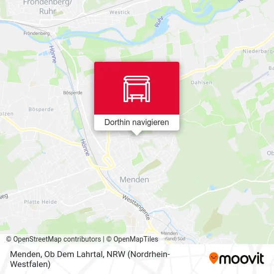 Menden, Ob Dem Lahrtal Karte