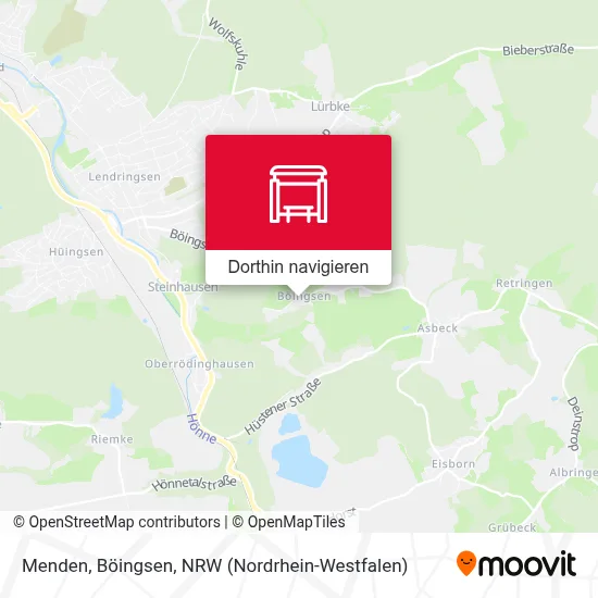 Menden, Böingsen Karte
