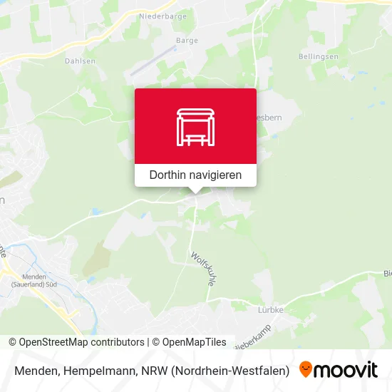 Menden, Hempelmann Karte