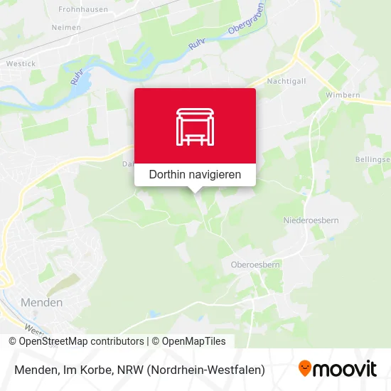 Menden, Im Korbe Karte