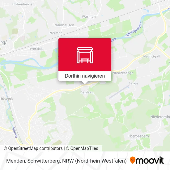 Menden, Schwitterberg Karte