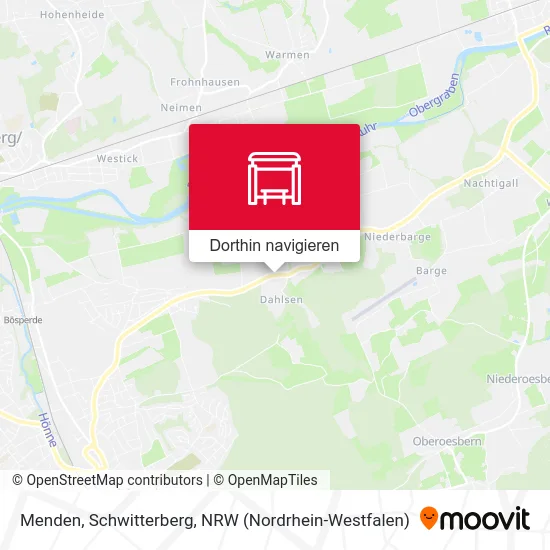 Menden, Schwitterberg Karte