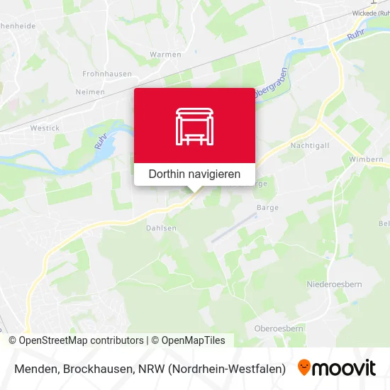 Menden, Brockhausen Karte