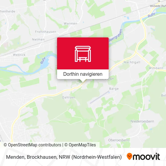 Menden, Brockhausen Karte