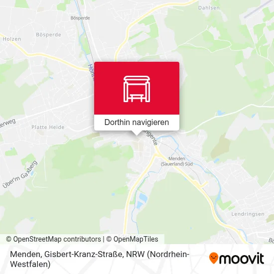 Menden, Gisbert-Kranz-Straße Karte