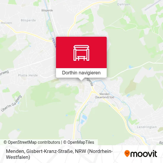 Menden, Gisbert-Kranz-Straße Karte