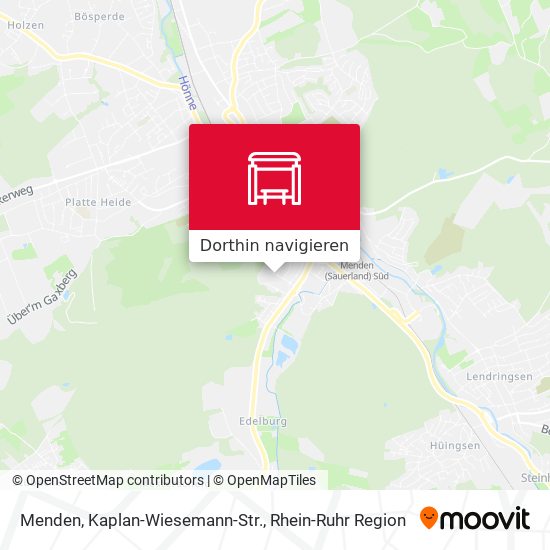 Menden, Kaplan-Wiesemann-Str. Karte