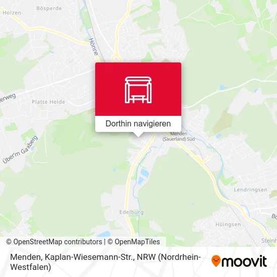 Menden, Kaplan-Wiesemann-Str. Karte