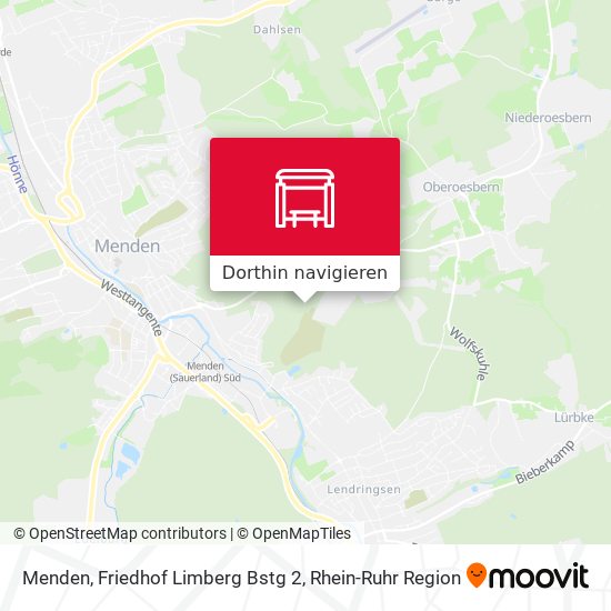 Menden, Friedhof Limberg Bstg 2 Karte