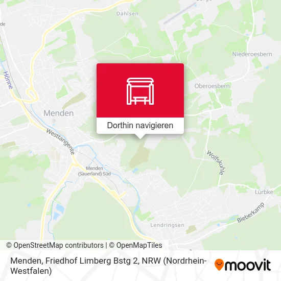 Menden, Friedhof Limberg Bstg 2 Karte