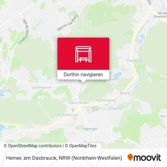 Hemer, am Dasbrauck Karte
