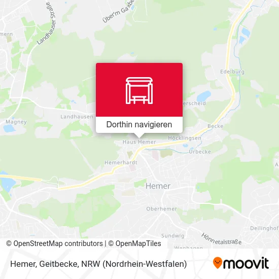 Hemer, Geitbecke Karte