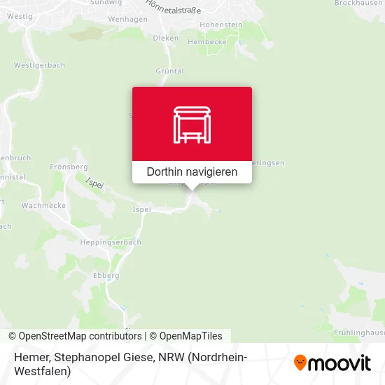 Hemer, Stephanopel Giese Karte