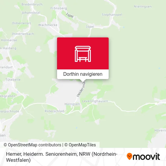 Hemer, Heiderm. Seniorenheim Karte