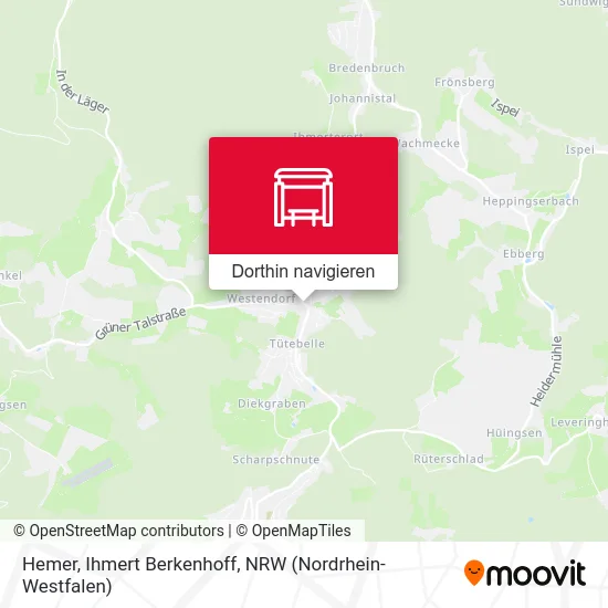 Hemer, Ihmert Berkenhoff Karte