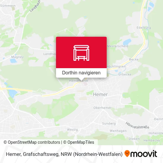 Hemer, Grafschaftsweg Karte