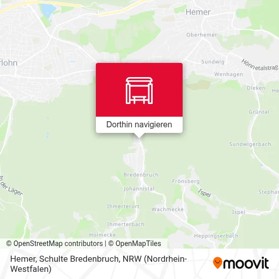 Hemer, Schulte Bredenbruch Karte