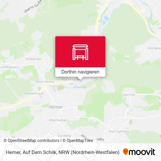 Hemer, Auf Dem Schilk Karte